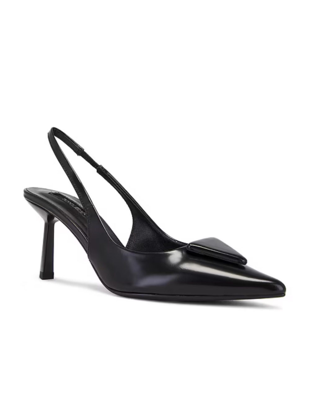 Tony Bianco Bertie Slingback Pumps Black Hi Shine shoes heels 6